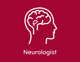neurologist icon - red