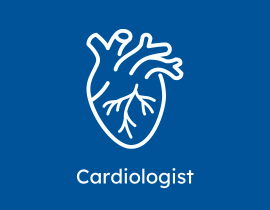 cardiologist icon - blue