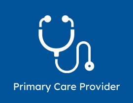 primary care provider icon - blue