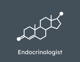endocrinologist icon - grey