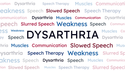 Dysarthria word illustration