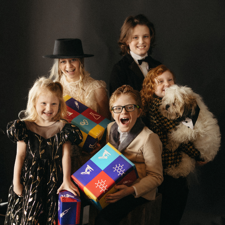 Group of children in fancy dress