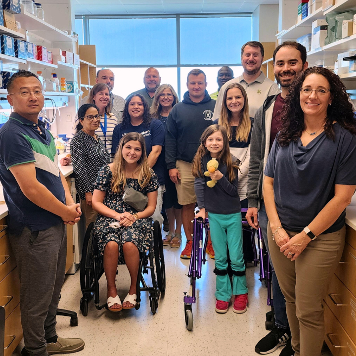 Community members and researchers at the Napierala Lab at UT Southwestern.