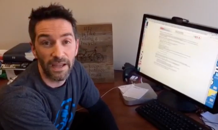 Thumbnail for video shows Kyle Bryant explaining how to register for AAI grant.